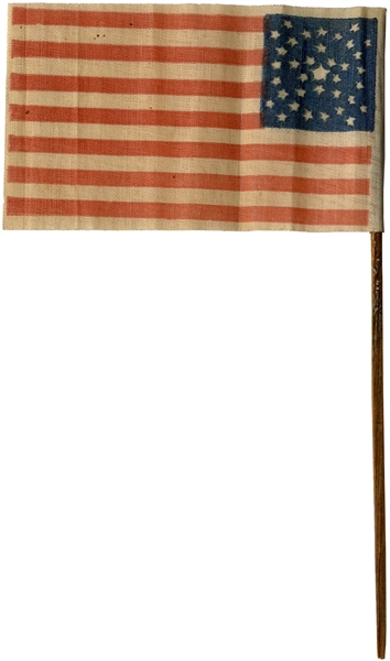 36-Star Flag After Nevada Joined the Union -- Circa 1865